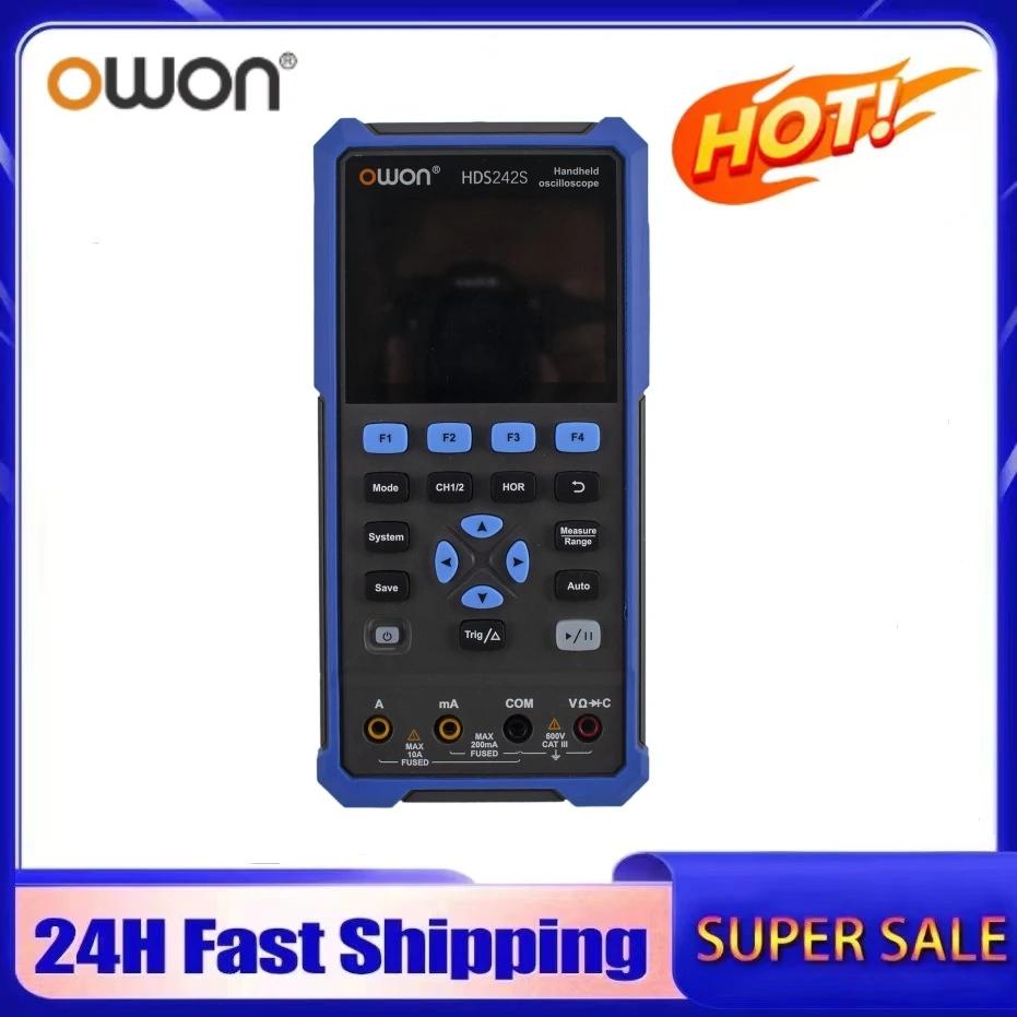 OWON ڵ  Ƿν,  True-RMS Ƽ, 2 ä, 70MHz 뿪, HDS242, HDS272, HDS242S, HDS272S